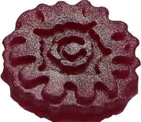 Rosa mit Perlglanz Metallic Puder