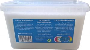 Schweißfreie Gießseife transparent 2.5 kilo Schweißfreie Gießseife transparent 2.5 kilo