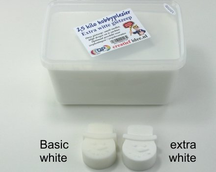 2,5 Kilogramm extra weiße Gießseife
