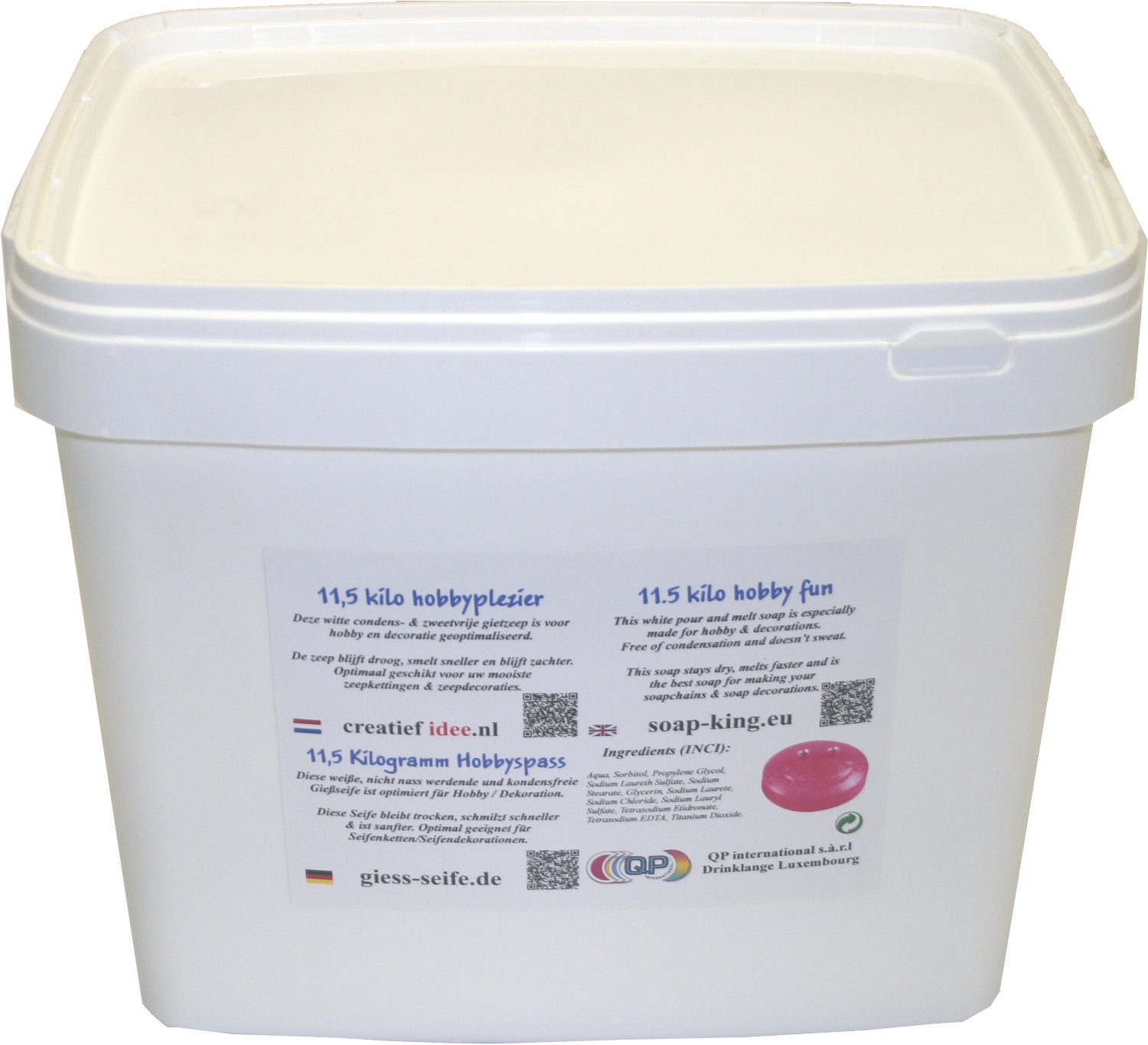 Gießseife 11,5 Kilogramm Glyzerinseife